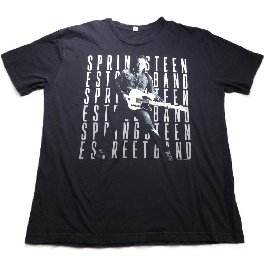 Royal Apparel Official Bruce Springsteen Tour T-Shirt Men 2X Black Graphics USA
